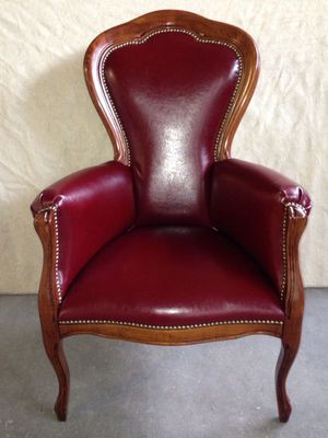 POLTRONA  POLTRONCINA CAMERA DA LETTO IN PELLE  ANCHE ALTRI COLORI
