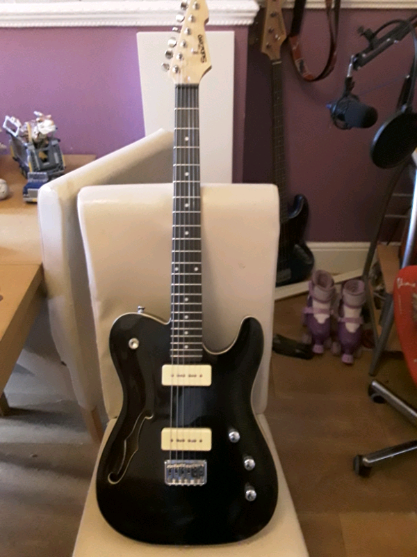 Semi acoustic Telecaster copy with P90 pickups in Redcar, North