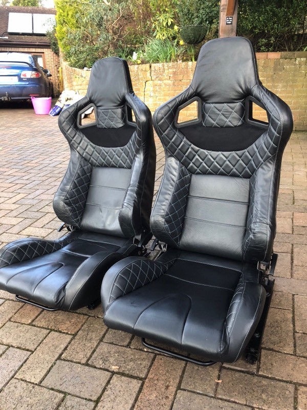Defender leather bucket seats in Exeter, Devon Gumtree