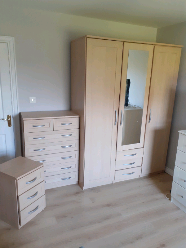Light oak bedroom furniture in Ballinderry Upper, County Antrim Gumtree