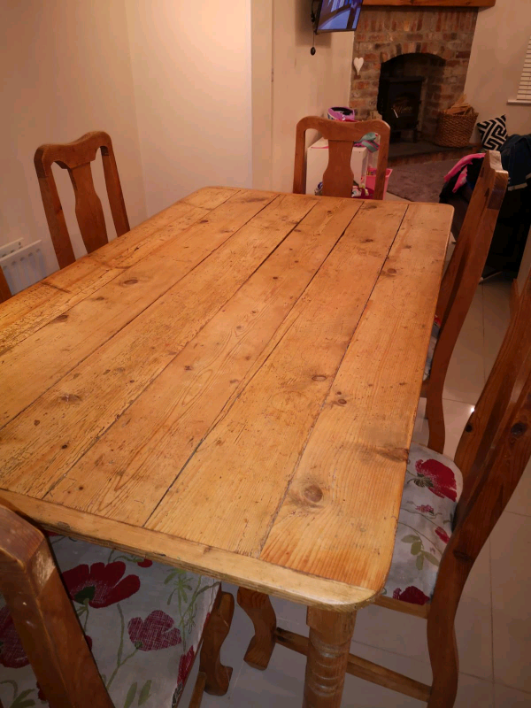 Driftwood Dining Table And Chairs In Newry County Down Gumtree