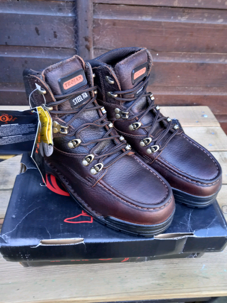 trojan high leg safety boots