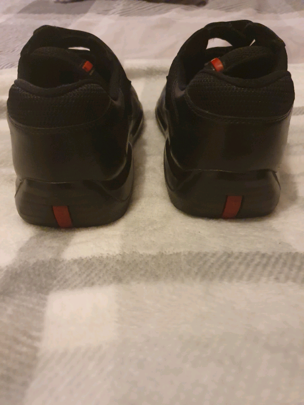 brown prada trainers