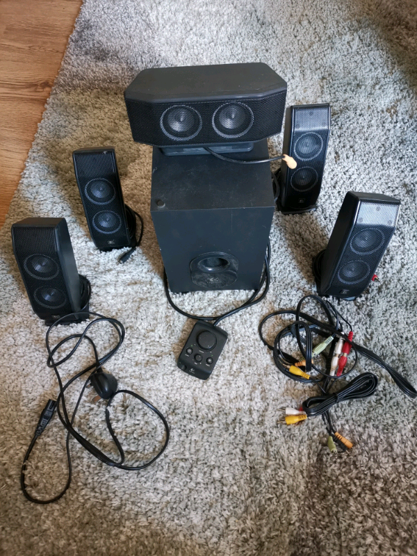 Logitech X540 5.1 Surround Sound Speaker System in Harehills, West