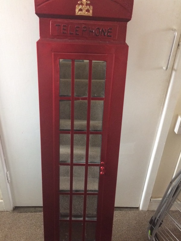 London telephone British heritage telephone box mirror wall hanging