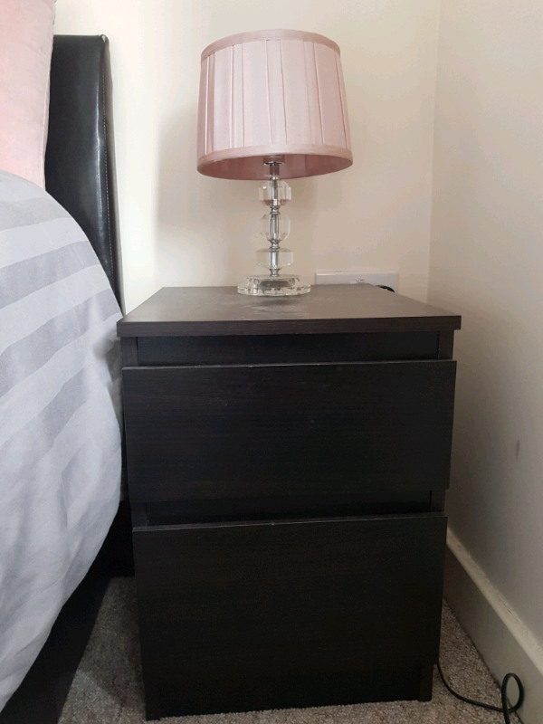 x2 Black Bedside Tables (Ikea) in St Pauls, Bristol Gumtree