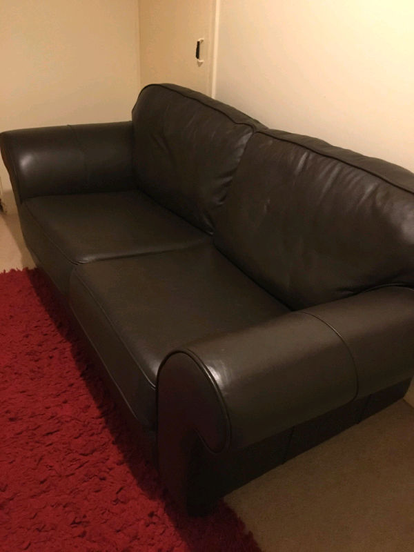 Leather sofa in Swansea Gumtree