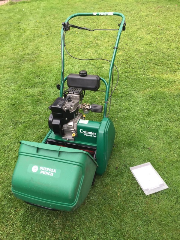 Suffolk Punch 14S Qualcast Classic 35S cylinder mower in Great Barr