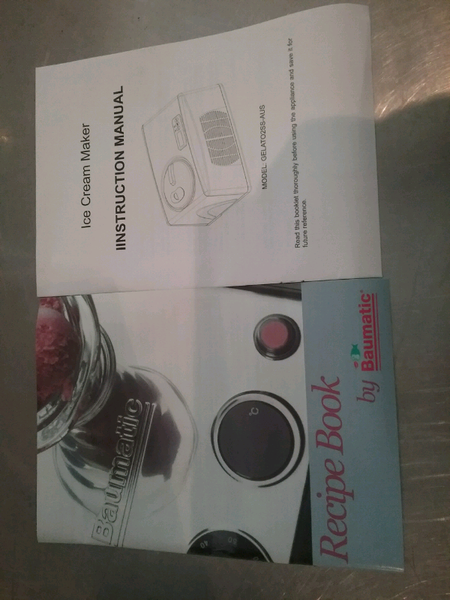 Baumatic ice cream maker sales