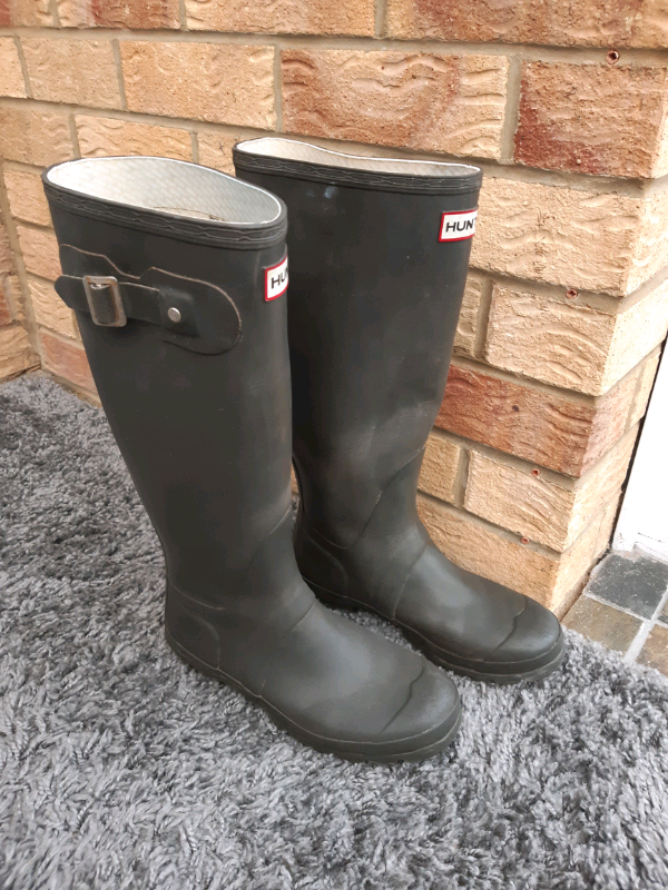 hunter canvas wellies