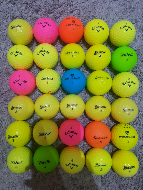 30 mixed coloured golf balls in Renfrew, Renfrewshire Gumtree