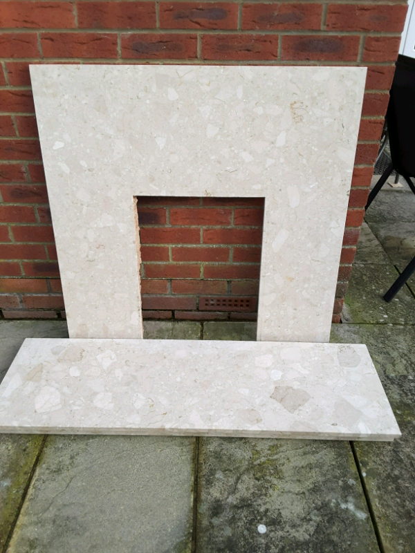 Marble Fireplace Surround And Marble Plinth In Clevedon Somerset