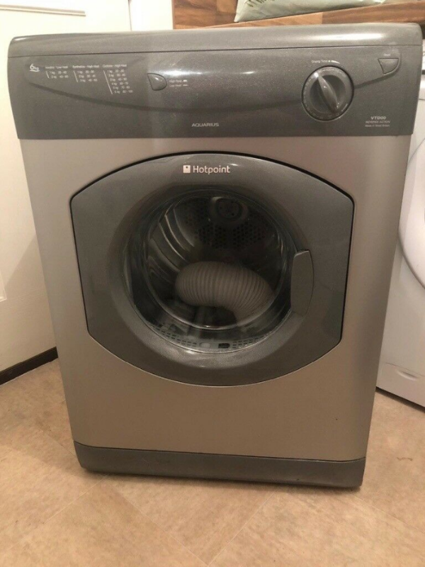 Grey hotpoint 6kg vented tumble dryer. in Carrickfergus, County