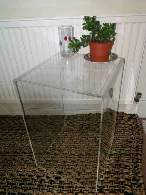 Perspex side table in Old Trafford, Manchester Gumtree