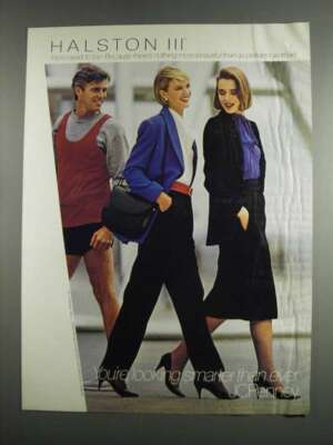 1984 JCPenney Halston III Fashion Ad - Head to Toe | eBay