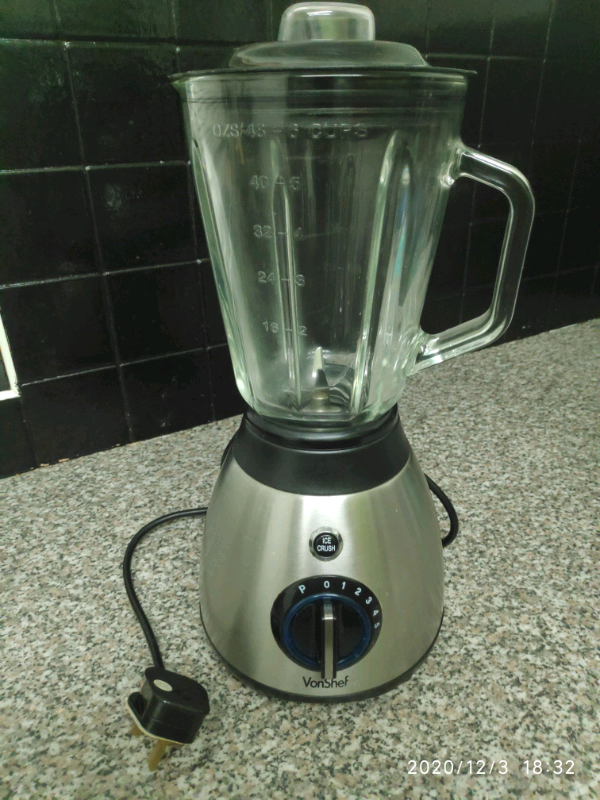 VONSHEF PREMIUM JUG BLENDER 1.5L GLASS JUG in Sheffield, South