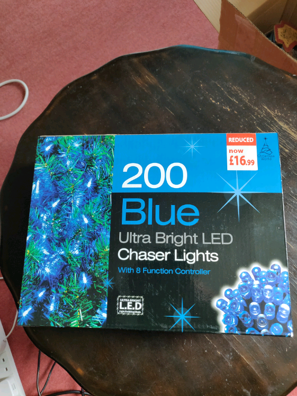 200 Blue Ultra Bright LED Chaser Lights in Kingswood, East Yorkshire