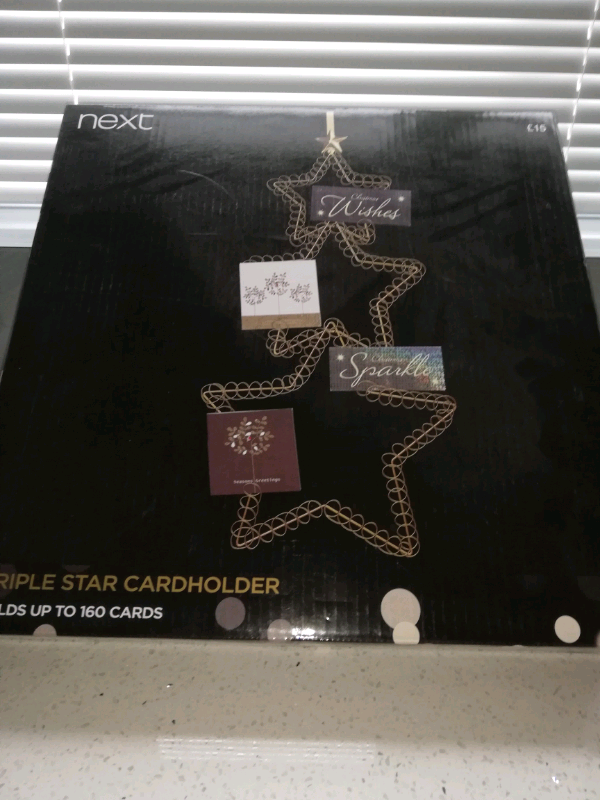 Triple Star Christmas Card Holder In Norwich Norfolk Gumtree
