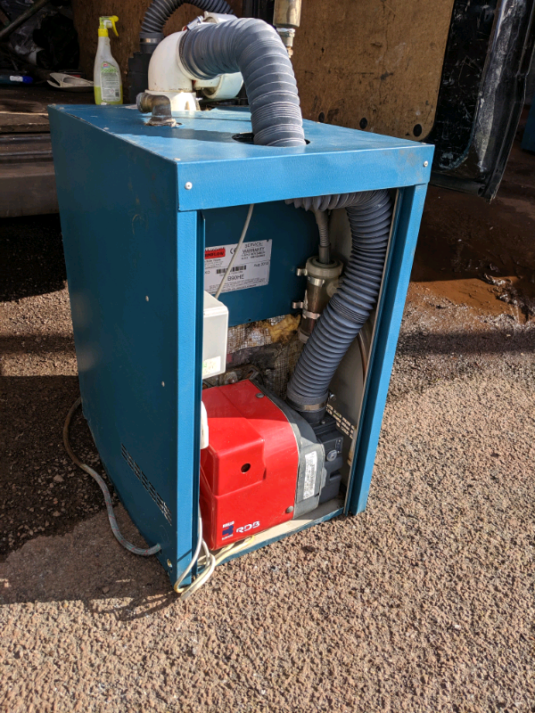 2010 warmflow 90 high efficiency condensing oil fired boiler and burne