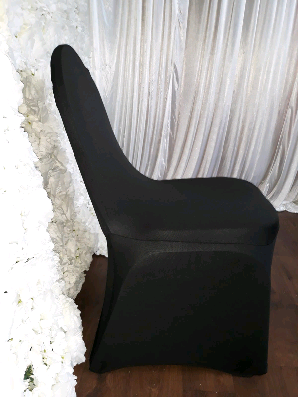 50 X Black Lycra Chair Covers Party Wedding 30 Used Once 20 New In Bradford West Yorkshire Gumtree