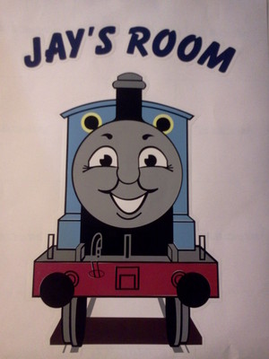 Thomas the Train Personalized Name Vinyl Sticker Decal