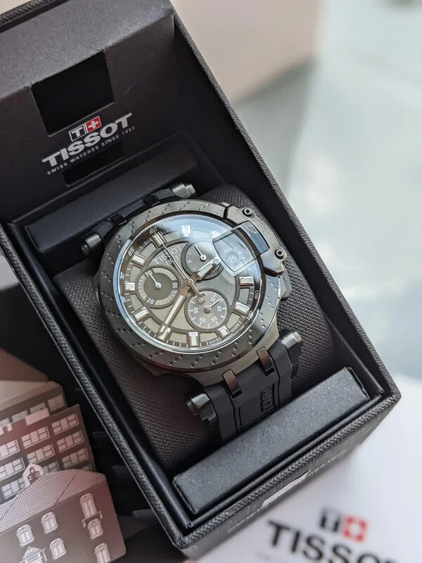 Pre-owned Tissot T-race T115.417.37.061.03 Sport Chronograph Men's Watch