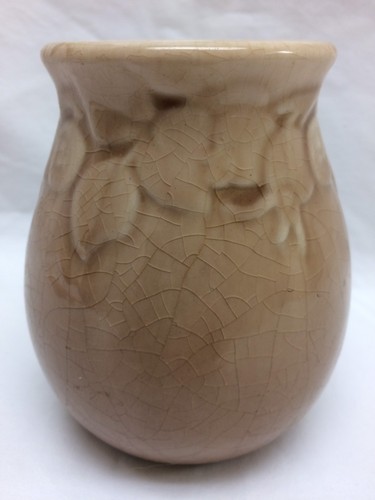 Rookwood Pottery Vase #2122 XLVIII 1948 Beautiful Crazed Vintage 4.5