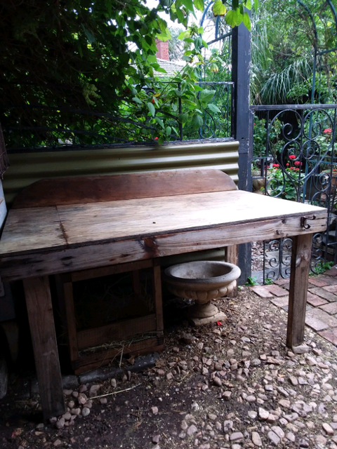 Timber work bench / garden potting table | Other Garden 