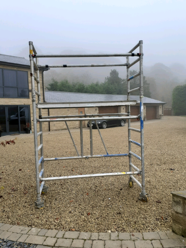 Boss scaffold tower in Morpeth, Northumberland