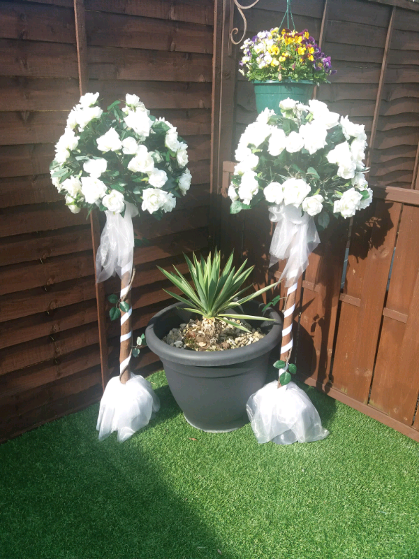 Artificial 4ft Rose lollipop trees in Bristol Gumtree