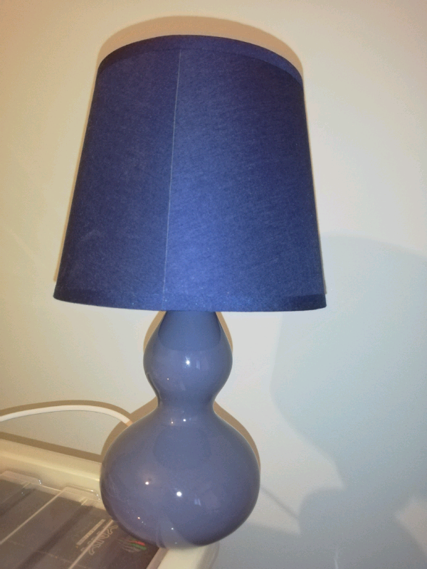 Blue bedside lamp in Peterborough, Cambridgeshire Gumtree