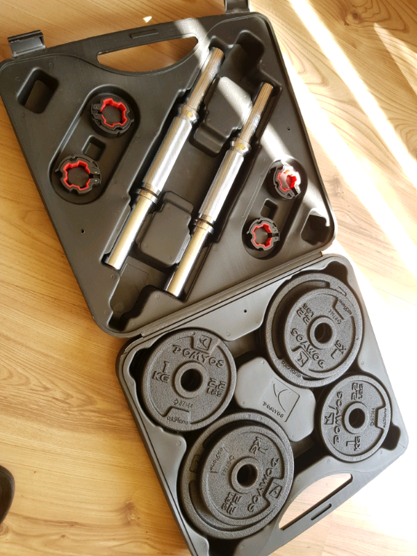 DOMYOS WEIGHT TRAINING DUMBBELL KIT 20 KG in Beckton, London Gumtree