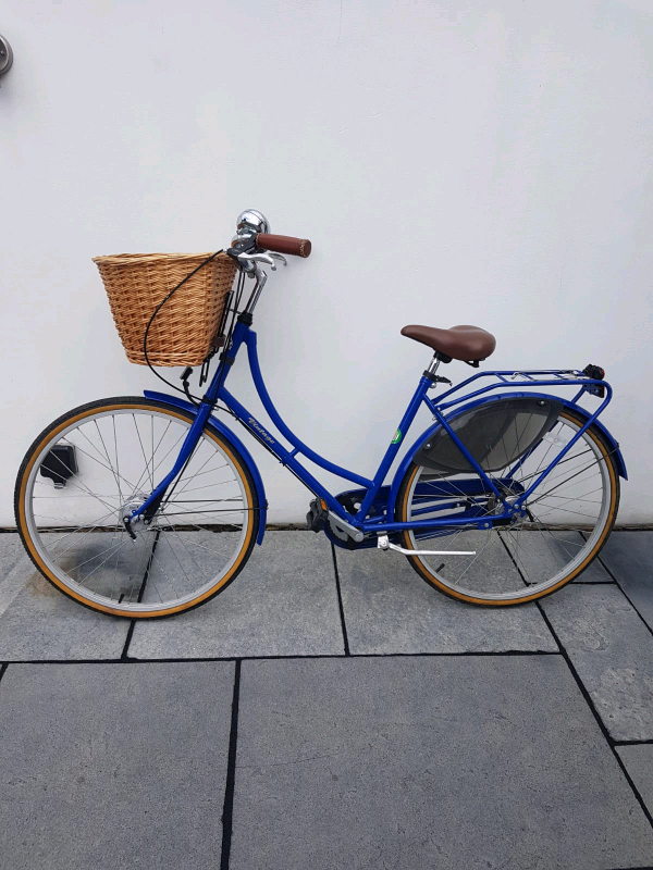 Blue Vintage Summer Bike + Basket in Portsmouth, Hampshire Gumtree