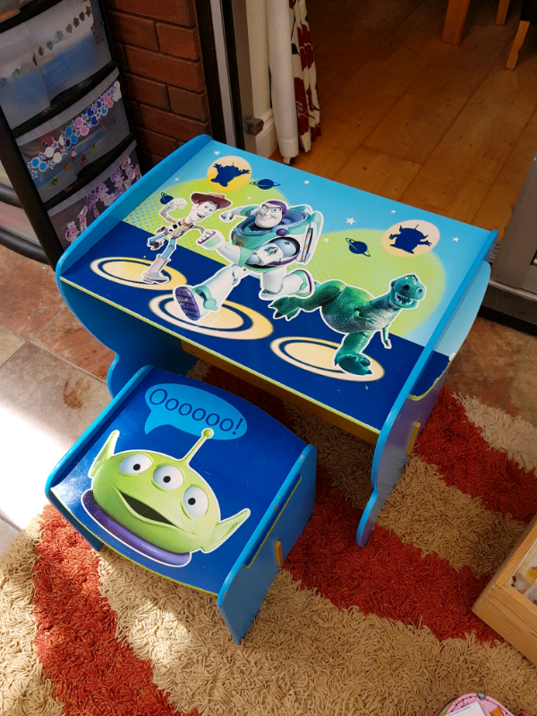 Kids Disney Toy Story Desk Table Stool In Hythe Hampshire