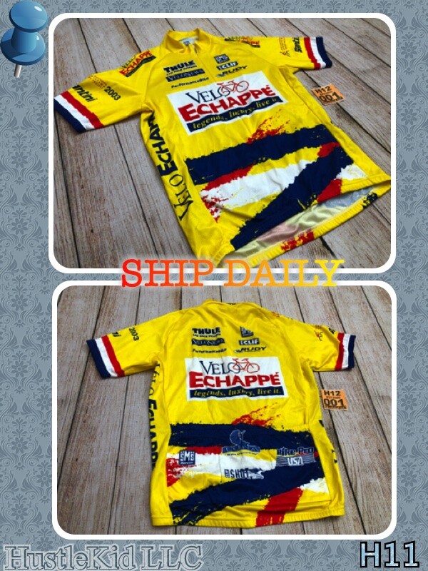 Santini SMS Bike Cycle Jersey Men Velo Echappe Thule Clif Ba