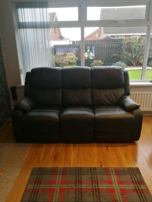Black leather sofas in Portadown, County Armagh Gumtree