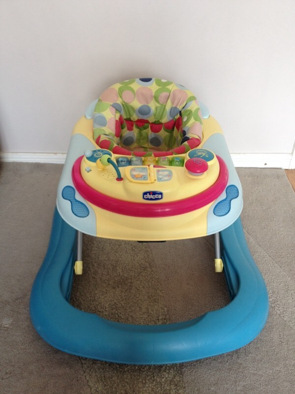 Chicco DJ Disco Baby Walker in Seventy Piano Play Tray Unisex Boys