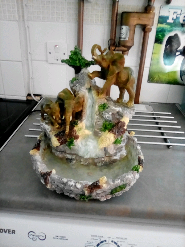 Elephant water fountain in Thrapston, Northamptonshire Gumtree