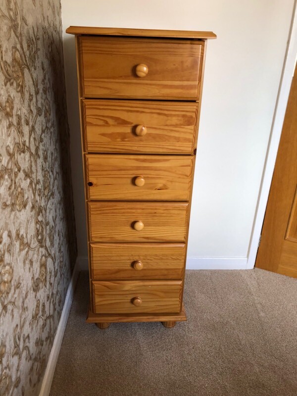 Pine tall chest drawers in Kilmarnock, East Ayrshire Gumtree