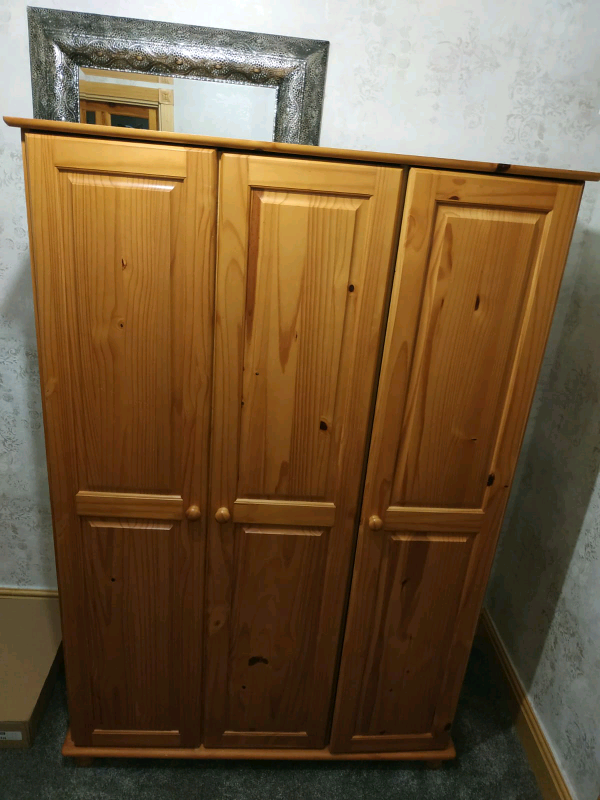 3 door pine wardrobe for sale in Walsall, West Midlands Gumtree