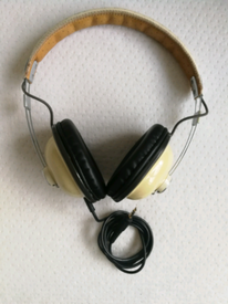 Panasonic RP-HTX7 Headband Retro Headphones - Cream