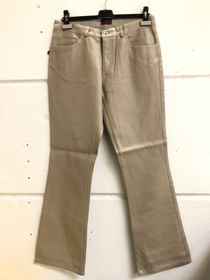 Mavi Women's Faux Leather Pants 136 Mid-Rise, Flare Pastel W27 L32