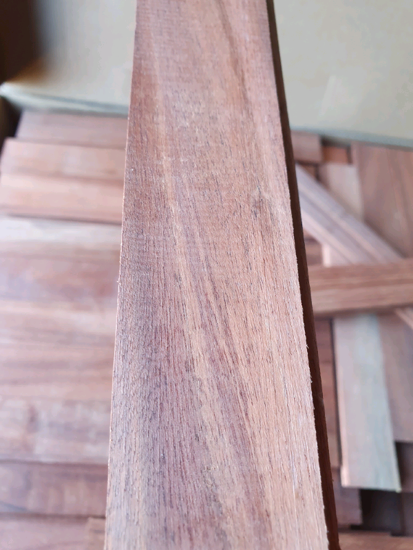 Brazilian Mahogany hard wood parquet flooring in Emsworth, Hampshire