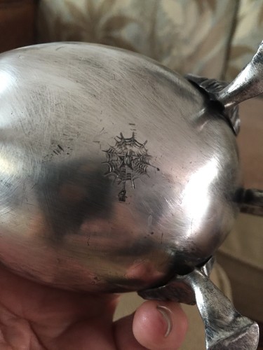 Webster-SUGAR BOWL & CREAMER WEBSTER 4