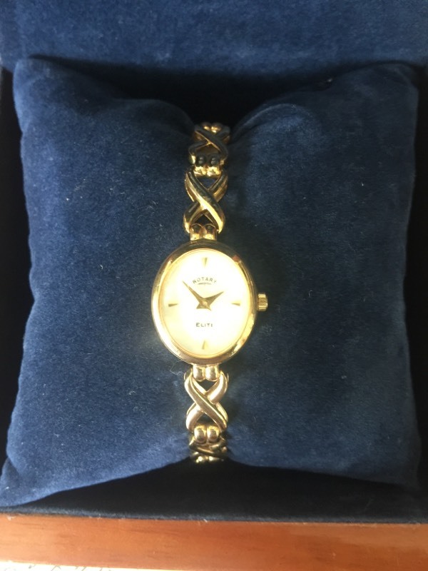 Ladies Vintage 9ct gold rotary elite wrist watch! in St