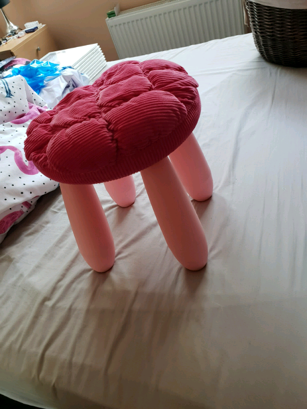Ikea Pink Stool And Cushion Topper In Plymouth Devon Gumtree