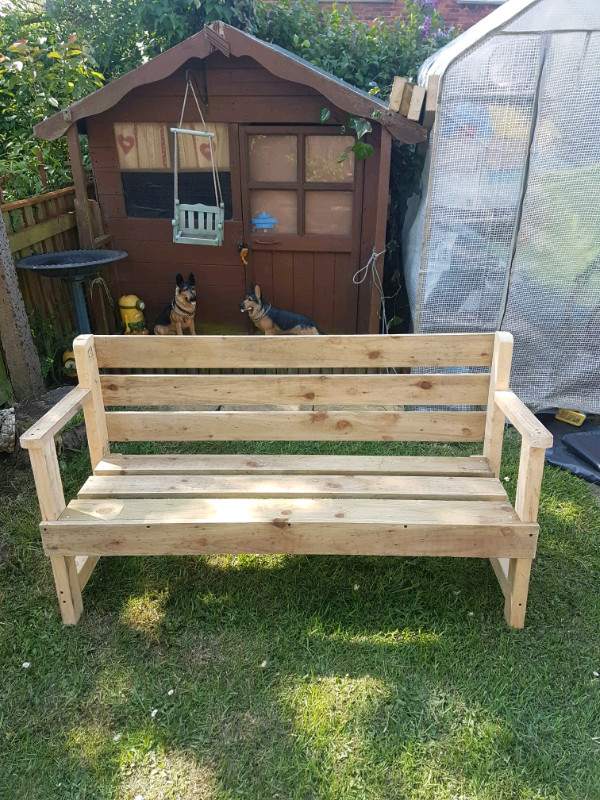 Garden Bench with arm rests in Peterlee, County Durham