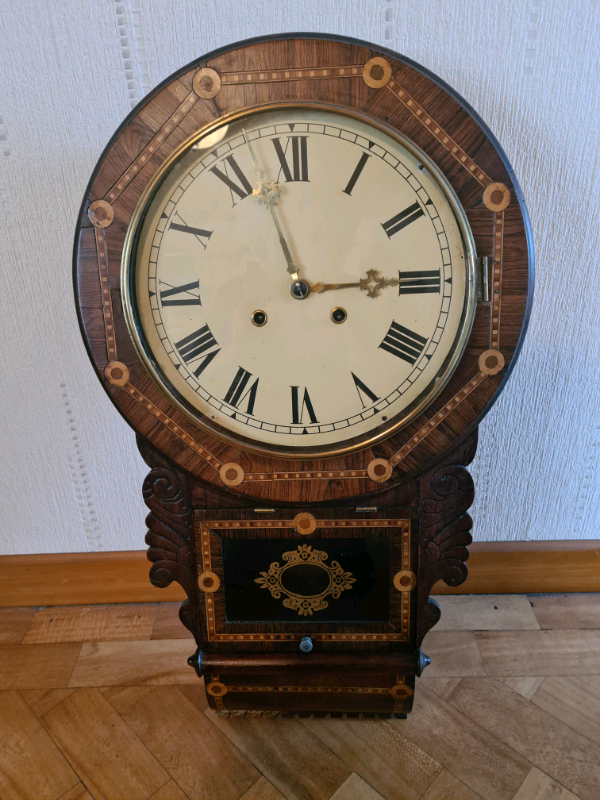 Antique American Drop Dial Wall Clock in Ballymena, County Antrim