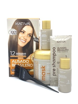 KATIVA KERATIN BEHANDLUNG SET HAARGLÄTTUNG; 13,66€/Stück