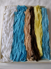 Many Metres of Unused Stretch Lace! In 5 different Widths & 5 Colours!